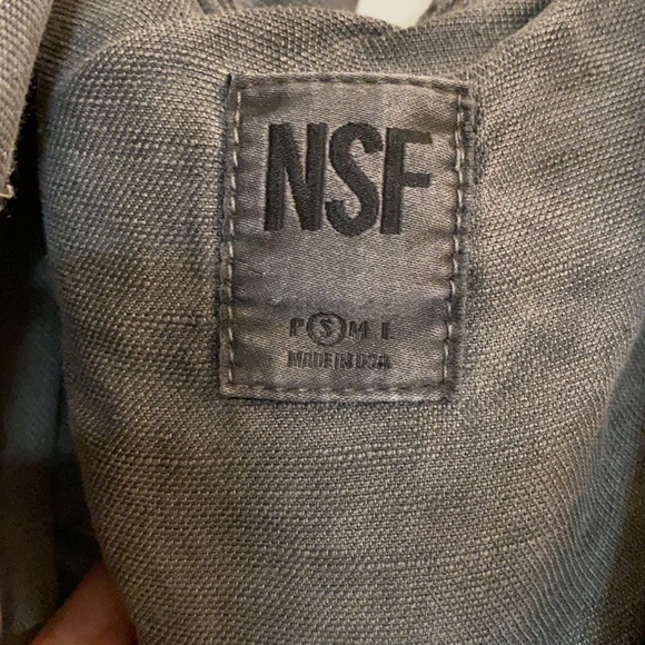 New NSF Anorak Trench Jacket Lightweight Linen - Picture 2 of 4